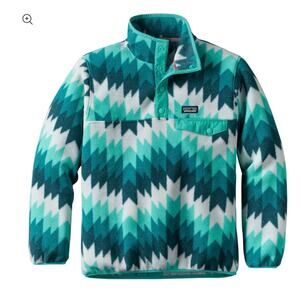 Patagonia | Synchilla Snap-T Youth Sz Large Long Sleeve Aztec Print Pullover